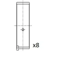Hajtókar Csapágycsésze Nissan 2.2Dci/2.5Dci Std Készlet - FAI AutoParts (BB2000-STD)