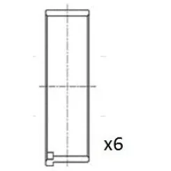 Hajtókar Csapágycsésze Opel 1.0 Std Készlet - FAI AutoParts (BB2020-STD)