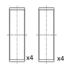 Hajtókar Csapágycsésze Opel Movano 2.3Cdti 10- Std Készlet - FAI AutoParts (BB2068-STD)