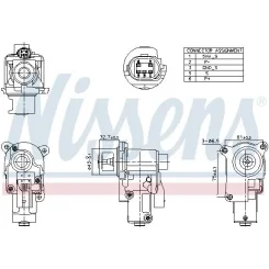 Szelep Egr Vw 1,4Tdi/1,9Tdi/2,0Tdi - NISSENS (NIS98174)