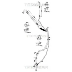Cső Klíma Peugeot 208 12- - TRISCAN (901028088)