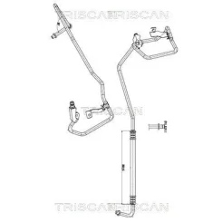 Cső Klíma Fiat 500 07- - TRISCAN (901015002)