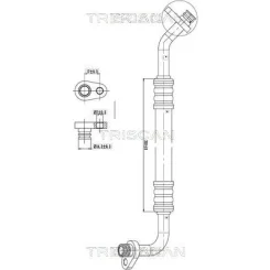 Cső Klíma Citroen Berlingo 1.6 08- - TRISCAN (901028002)