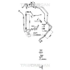 Cső Klíma Citroen C4 04-11 - TRISCAN (901028051)