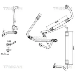 Cső Klíma Citroen Berlingo 05-11 - TRISCAN (901028062)