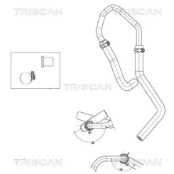 Cső Szervó Audi A3/Bora/Golf Iv 97-06 - TRISCAN (851629059)