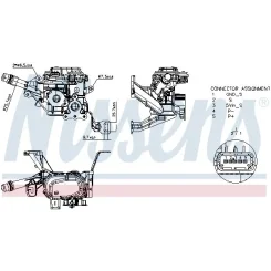 Szelep Egr Citroen 1,6 Bluehdi (Modul) - NISSENS (NIS98534)