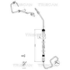 Cső Szervó Ford Focus I 98-09 - TRISCAN (851616015)