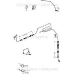 Cső Szervó Audi A3 01- Tt Quattro 98- - TRISCAN (851629043)