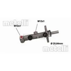 Főfékhenger Honda Civic 1,4-1,8/2,2 Ctdi 06-12 - METELLI (05-1123MET)