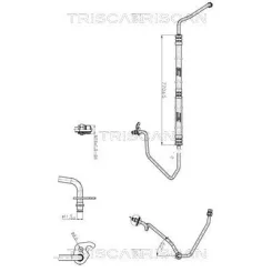 Cső Szervó Ford Mondeo Iii 00-07 - TRISCAN (851616017)