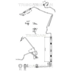 Cső Szervó Skoda Octavia 1 96-07 Golf Iv 96- - TRISCAN (851629010)