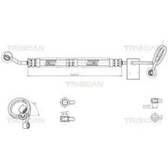 Cső Szervó Audi A4 B5 00-05 - TRISCAN (851629035)