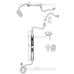 Cső Szervó Vw Passat 96-05 Audi A4/A6 97- - TRISCAN (851629081)