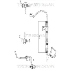 Cső Szervó Opel Astra G/Zafira A 98-05 - TRISCAN (851624003)