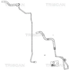 Cső Szervó Audi A3, Seat Leon, Toledo Ii, Skoda Octavia I, Vw Bora, Bora I, Golf Iv 1.4-2.3 09.96-12.13 - TRISCAN (851629011)