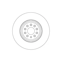 Féktárcsa Vw P. Id.4/Id.5 20- - TRW (DF6770S)