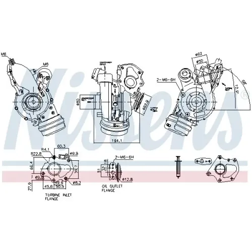 Turbo Renault Master Iii 2,3Dci - NISSENS (NIS93856)