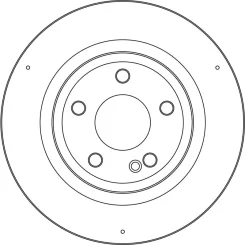 Féktárcsa Db T. C118/X118/H247/X247/W177/W247 1,3-2,0 18- - TRW (DF6866)