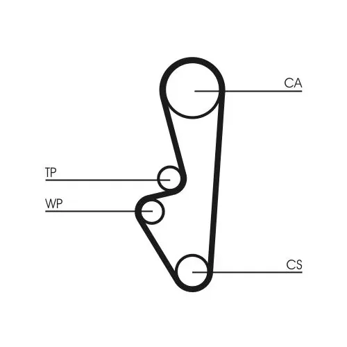 Fogasszíj - CONTINENTAL CTAM (CT798)