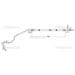 Cső Szervó Ford Transit 2,2 Tdci 06-07 - TRISCAN (851616001)