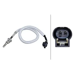 Érzékelő, Kipufogógáz-Hőmérséklet Jeep Cherokee 2,8 Crd 07- - HELLA (6PT010376-441)