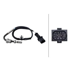 Érzékelő, Kipufogógáz-Hőmérséklet Opel Astra 1,7Cdti 02- - HELLA (6PT010376-321)