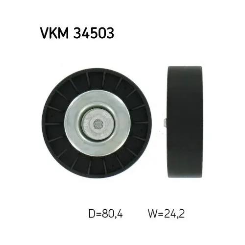 Szíjtárcsa/Vezetőgörgő, Hosszbordás Szíj - SKF (VKM34503)