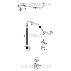 Cső Klíma Nissan, Renault - TRISCAN (901010002)