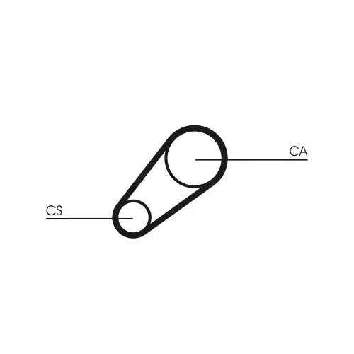 Fogasszíj - CONTINENTAL CTAM (CT648)