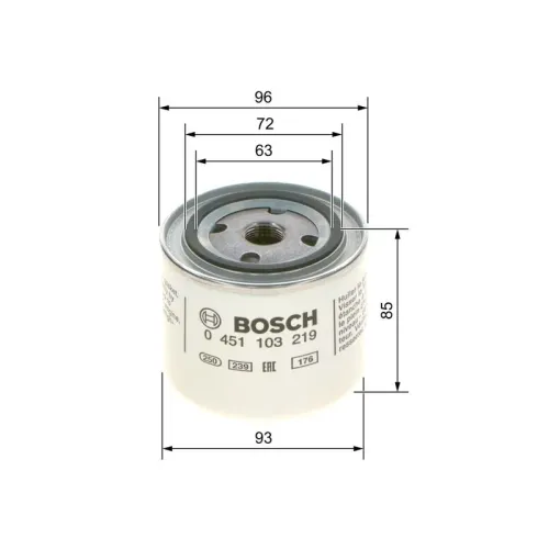 Olajszűrő - BOSCH (0451103219)