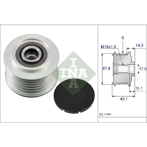 Generátor Szabadonfutó - Schaeffler INA (535005210)