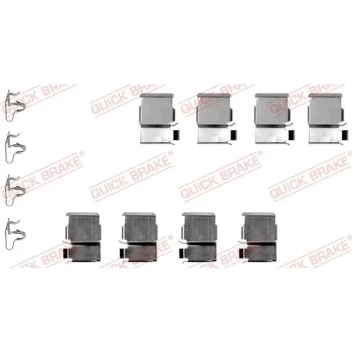 Fekbetét Szer. Szett Toyota Land Cruiser 90- - QUICK BRAKE (QB109-1133)