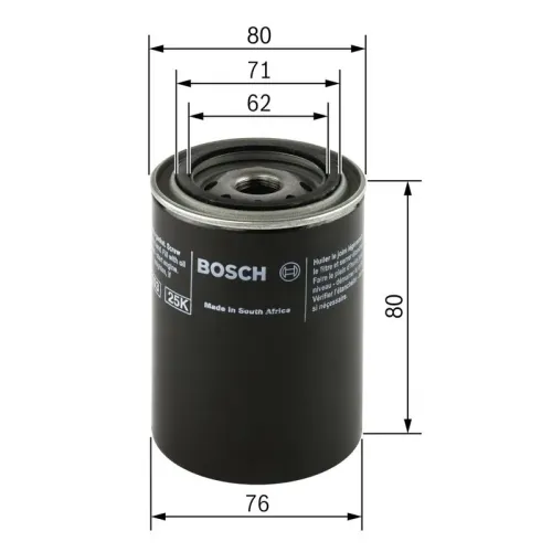 Olajszűrő - BOSCH (F026407005)