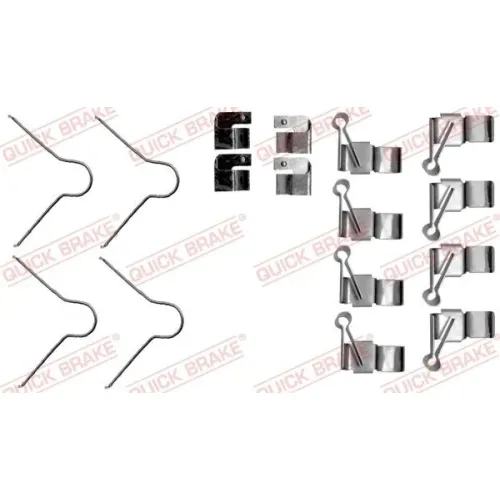 Fekbetét Szer. Szett Toyota P. Dyna 3,0-4,0 D4D 06- - QUICK BRAKE (QB109-1895)