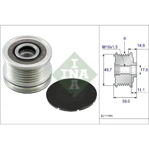 Generátor Szabadonfutó - Schaeffler INA (535005010)