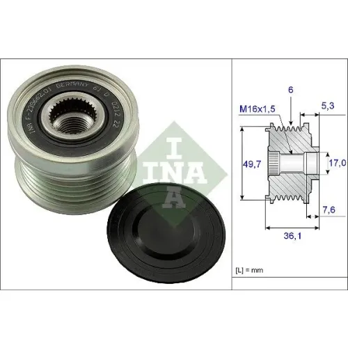Generátor Szabadonfutó - Schaeffler INA (535013410)