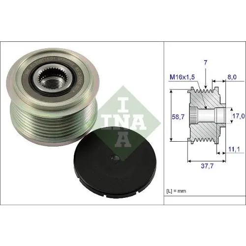 Generátor Szabadonfutó - Schaeffler INA (535012810)
