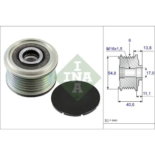 Generátor Szabadonfutó - Schaeffler INA (535010210)