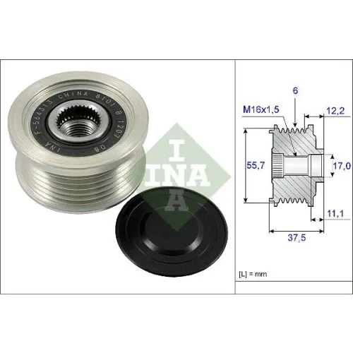 Generátor Szabadonfutó - Schaeffler INA (535022610)