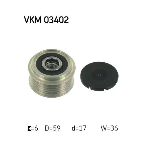 Generátor Szabadonfutó - SKF (VKM03402)