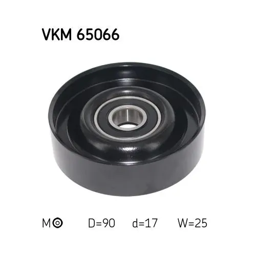 Feszítőgörgő, Hosszbordás Szíj - SKF (VKM65066)