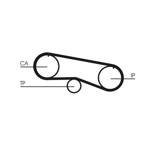 Fogasszíj - CONTINENTAL CTAM (CT933)