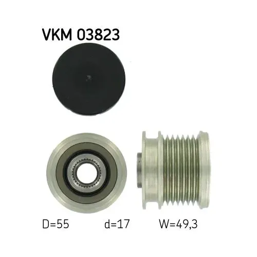 Generátor Szabadonfutó - SKF (VKM03823)
