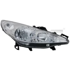 Fényszóró Peugeot 207 01.06-12.15 Bal - TYC (TYC20-1060-05-2)