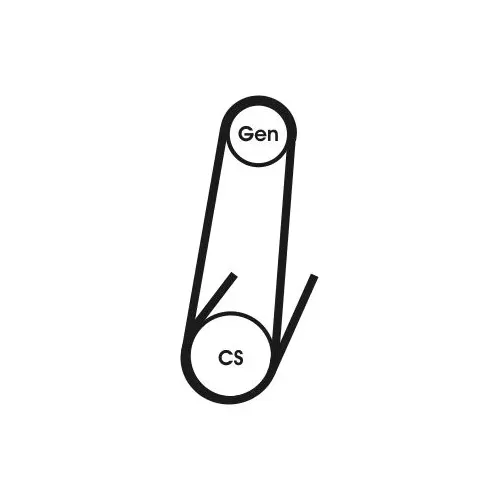 Hosszbordás Szíj - CONTINENTAL CTAM (4PK611ELAST)