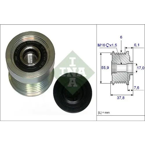 Generátor Szabadonfutó - Schaeffler INA (535007210)