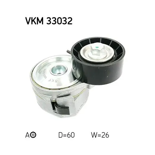 Feszítőgörgő, Hosszbordás Szíj - SKF (VKM33032)