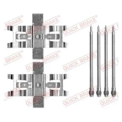 Fekbetét Szer. Szett Db P. W210/S210 96-03 - QUICK BRAKE (QB109-1805)