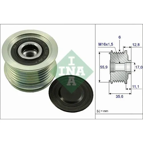 Generátor Szabadonfutó - Schaeffler INA (535004110)